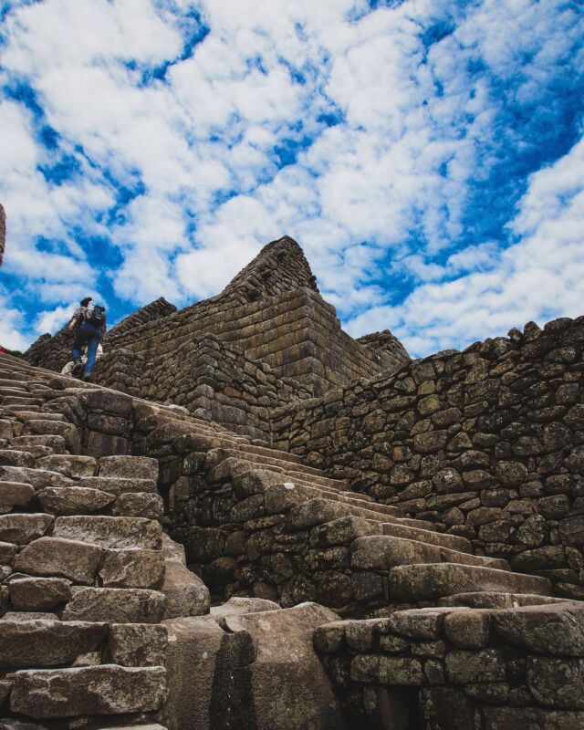 #machupicchu #peru #historicalbuilding #ancient #bluesky #climbing #brick #stone #highlands